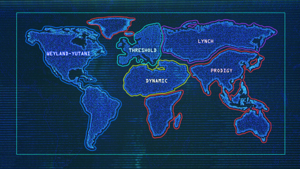Alien: Earth - The companies governing the Earth