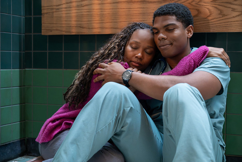 Brilliant Minds - Ericka and Jacob hug each other